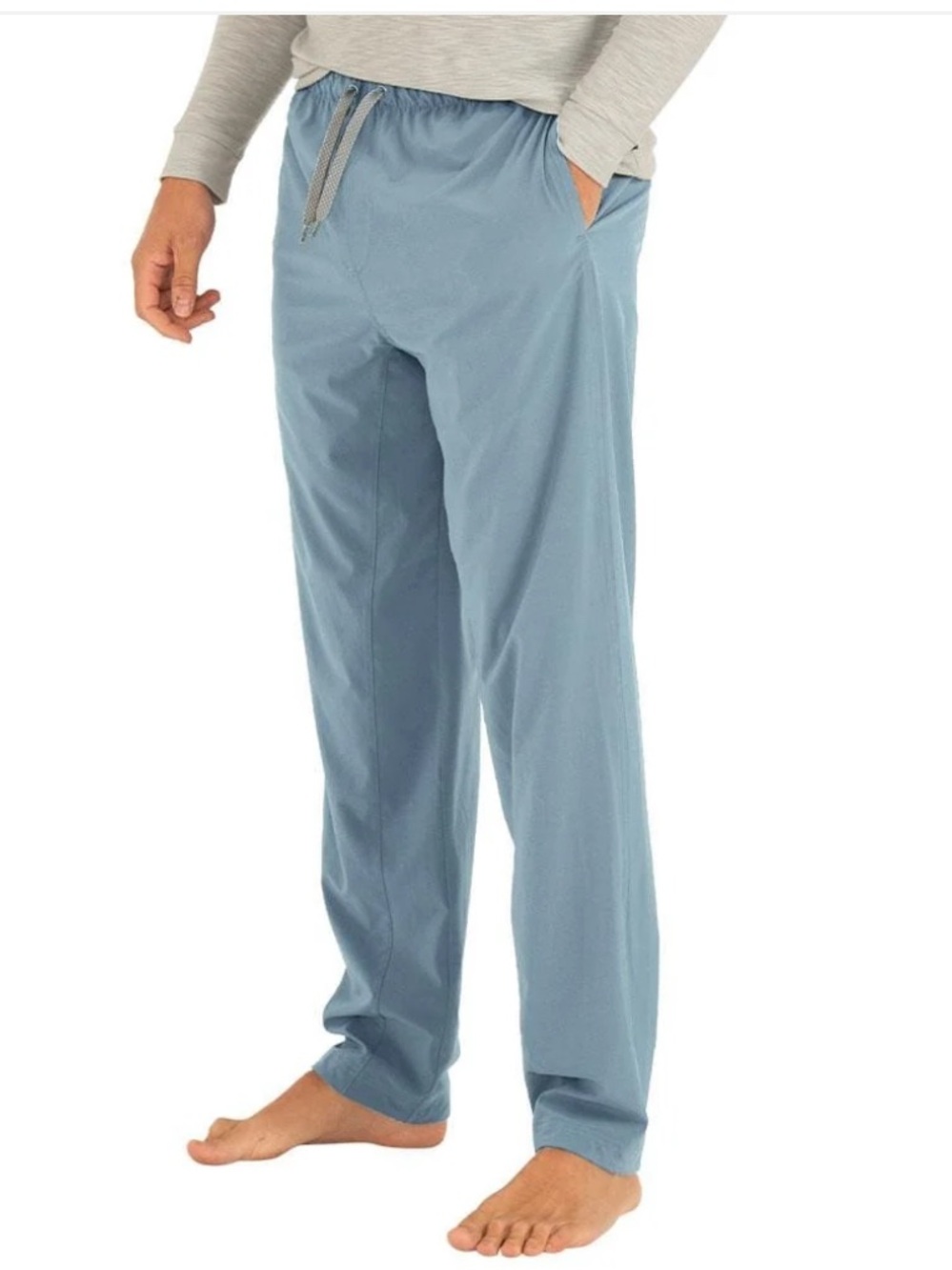 Free Fly Apparel Breeze Pants Blue Fog Mens Large Outdoors Lightweight Casual